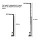 thumbnail image 3 of Outdoor Portable Camping Light Rack Scalable Multi Gear Adjustment Lamp Bracket Stainless Steel Light Holder Table Side Clamp Light Bracket, 3 of 5