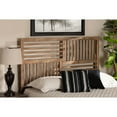 thumbnail image 3 of Baxton Studio Adler Modern and Contemporary Transitional Ash Walnut Finished Wood Queen Size Headboard,Wholesale, 3 of 7
