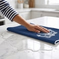 thumbnail image 6 of PoyoKee Kitchen Towels, Soft Nautical Print Face Bath Towels for Bathroom, Absorbent Fast Drying Kitchen Appliances, 23" x 15" - Navy, 6 of 8