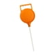 thumbnail image 2 of Asta de bandera de putting green de golf Golpe de copa de putting de golf Asta de hoyo de golf Bandera de copa para Naranja, 2 of 9