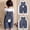 Navy f01, variant on Toddler Jumpsuit and Romper Toddler Baby Boy Girl Easter Outfit Denim Shortalls Back Rabbit Ear & Pom Pom Tail Baggy Jeans Romper for Kids Short Jumpsuit