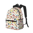 thumbnail image 2 of Fotbe Butterfly Flowers Lightweight Casual Laptop Backpack for Men and Women, Daily use Waterproof backpack, Backpack for College, 2 of 7