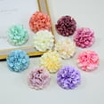 thumbnail image 2 of Nvzi simulation silk embroidered ball flower head Light Red 30 pieces, 1.57 * 1.57 inches, wedding bouquet filling, suitable for home wedding decoration dining table centerpiece, 2 of 5