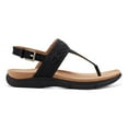 thumbnail image 2 of Easy Spirit Monte Women's Slingback Thong Sandals Color: Black Smooth Black Pat Size: 8.5, 2 of 4