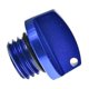 thumbnail image 1 of Engine Oil Filler Cap 20x2.5mm Aluminum Alloy CNC Cover Blue for CRF150R/450X, Versys 1000, Ducati 899 Panigale Hypermotard, 1 of 2