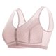 thumbnail image 1 of Gibobby Brasier Mujer Push Up Ropa interior de maternidad de seda helada para mujer Sujetador de botón frontal para mujer sin anillo de Talla grande(Morado,38/85), 1 of 2