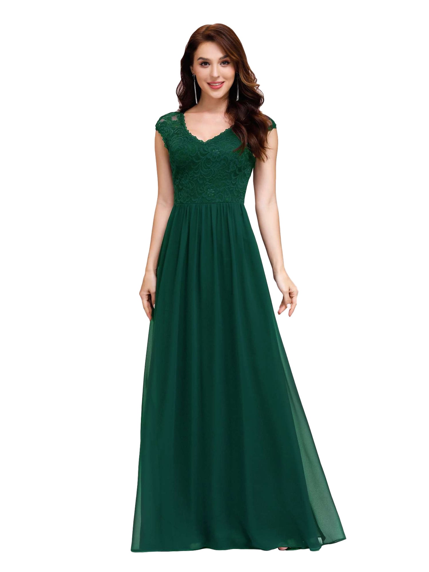 dusky green maxi dress