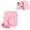 Pink, variant on Camera Protective Case For Instax Mini SE, PU Leather Carrying Storage Bag With Adjustable Shoulder Strap