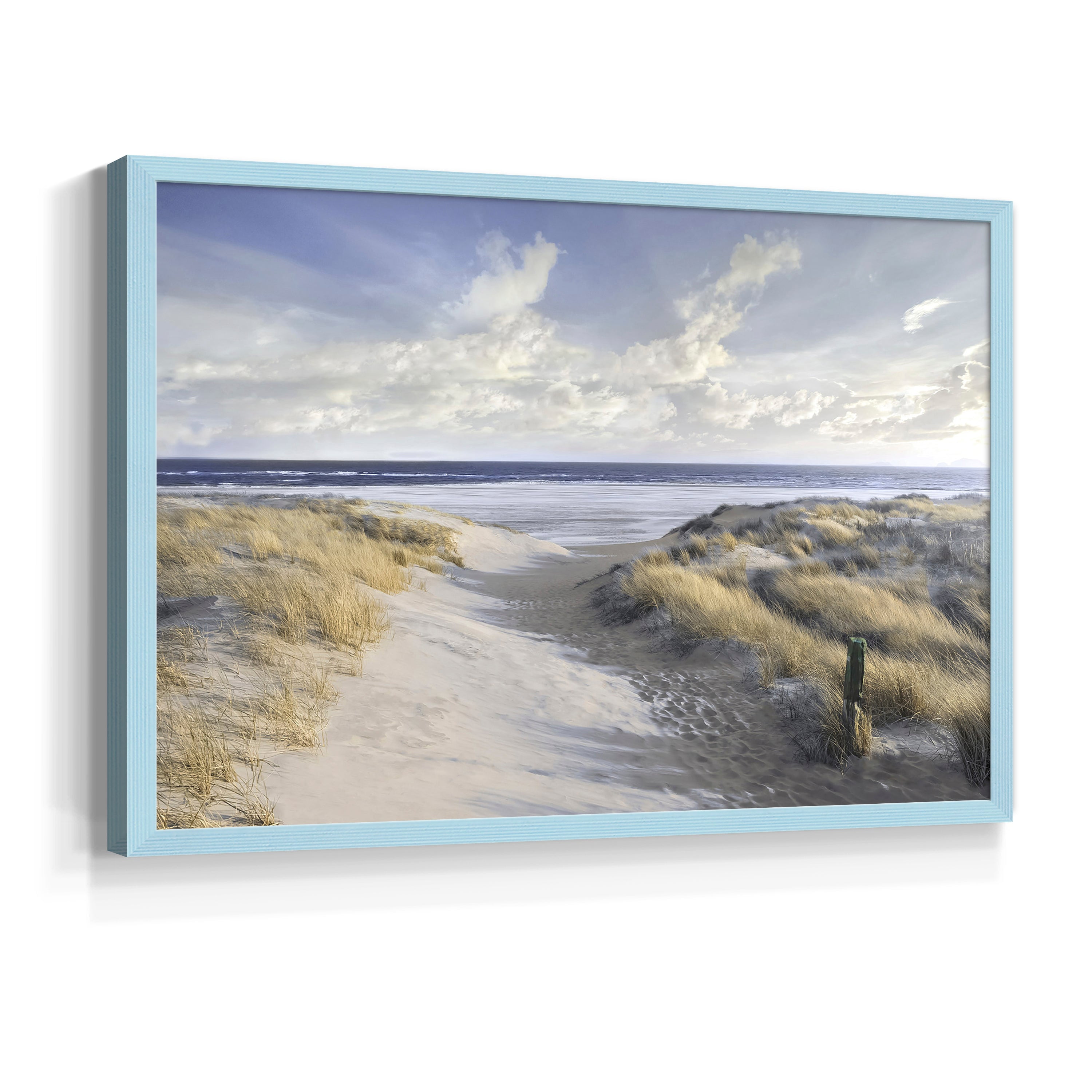 Aisle Marker by Mike Calascibetta - Restickable Framed Giclée Print