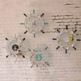 thumbnail image 3 of BAMAIA Nautical Beach Wooden Boat Ship Steering Wheel Fishing Net Shell Home Wall Decor, 3 of 8