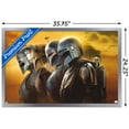 thumbnail image 3 of Star Wars: The Mandalorian Season 3 - Helmets Wall Poster, 22.375" x 34" Framed, 3 of 6