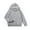 Gray, variant on Lmnyox Girls Hooded Sweatshirts Solid Long Sleeve Basic Hoodies with Pocket Fall Winter Casual Pullover Tops