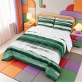 thumbnail image 2 of Erosebridal Contemporary Geometric Lines King Size Comforter Sets,Minimalist Striped Comforters King Size,Reversible,3-Piece,1 Comforter and 2 Pillowcases, 2 of 7