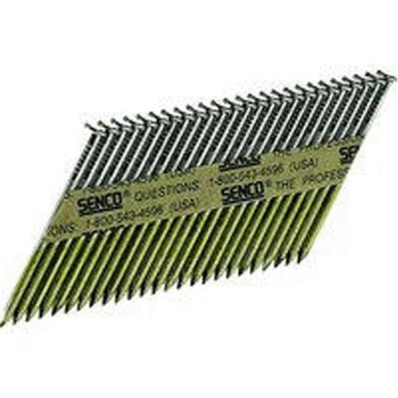 Senco 2609246 16 Calibre Lisse Tige Bande Coudée Encadrement Clous&44; 3,5 Po x 0,131 Po Dia. - Pack de 2&44;000