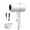 White, variant on Foldable Hair Dryer with Diffuser Travel Size,Hair Dryers for Women with Thin Hair,Blue Light Hair Care,Gradient Hair Dryer Electric Household Constant Temperature Hair Dryer Silent Hair Dryer