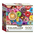 thumbnail image 3 of RoseArt - Colorluxe 500-Piece - Coffee and Donuts - Adult Interlocking Puzzle, 3 of 8