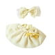 thumbnail image 4 of Adorable atuendo de muñeca de peluche, atuendo de reemplazo de muñeca, disfraz con mini tocado amarillo, 4 of 9