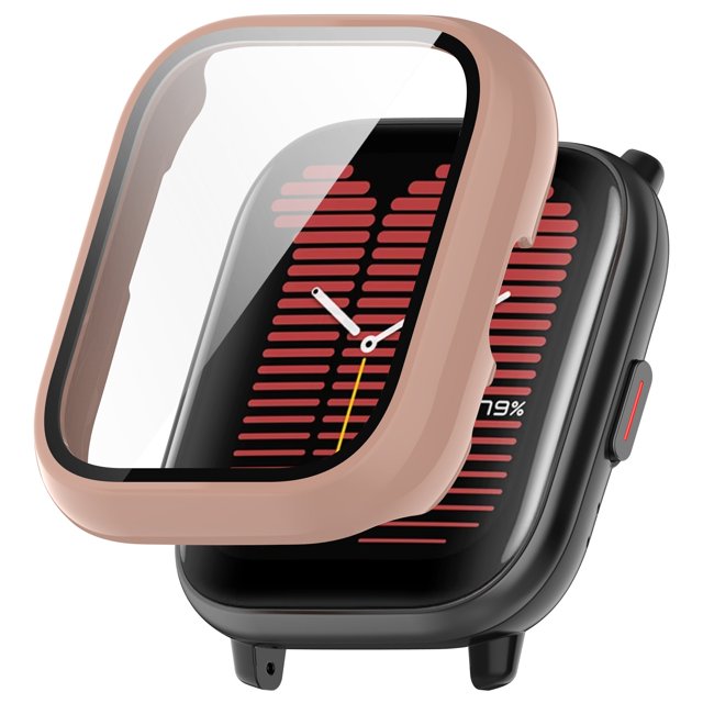 Étui de Protection Intégré PC + Verre Trempé pour Montre Intelligente Électronique, Antichoc et Durable, Forte Absorption d'Impact, Résistant à l'Usure et Anti-Rayures, Ajustement Parfait, Mince et Portable, Matériau PC