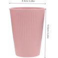 thumbnail image 2 of Generic 8pcs Decorative Wine Cup Multi Use Cocktail Cups for Juice Soda and Reusable Vertical Stripe Design, 2 of 8