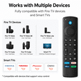 thumbnail image 2 of Replacement Remote for All Fire Series, TV Stick (HD, 4K, 4K Max, Lite), TV Cube and Omni, Insignia, Toshiba, Smart TVs, with Voice Control, 2 of 7