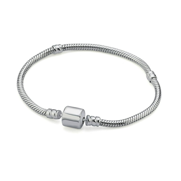 1pc Minimalist Style Women's Stainless Steel Snake Chain Bracelet