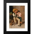 thumbnail image 2 of Giuseppe Giardiello 17x24 Black Modern Framed Museum Art Print Titled - A Good Drink, 2 of 5