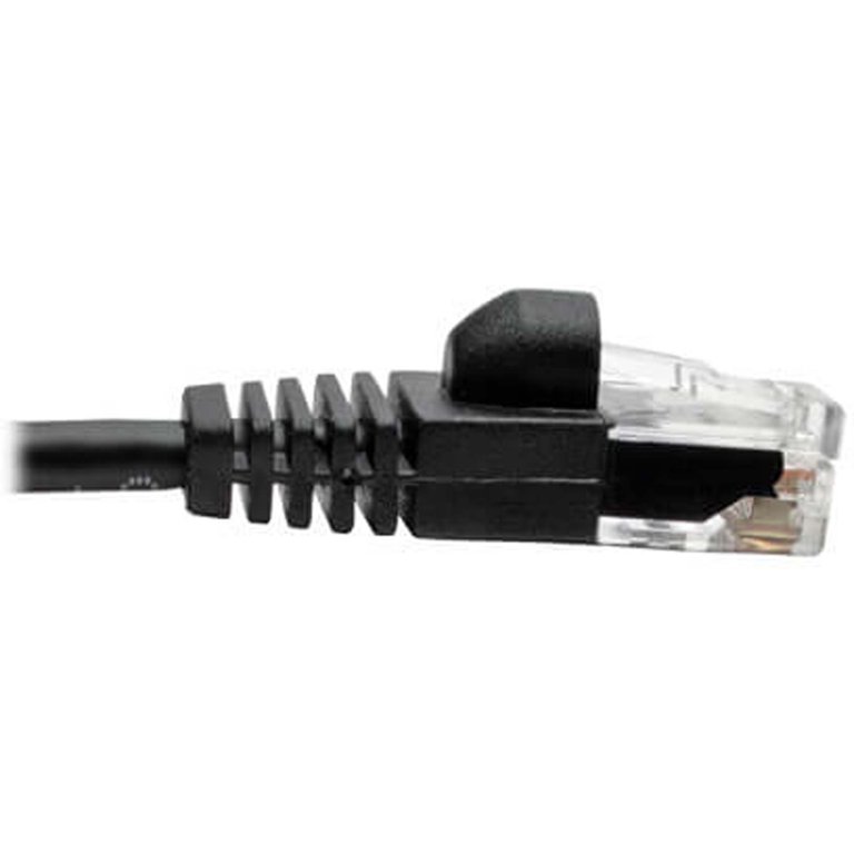 Tripp Lite Cat6 Ethernet Patch Cable – 8 Inch, Gray, Slim Design, Snagless RJ45, Gigabit Speed