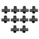 thumbnail image 5 of Conector De Tubería De PVC, 10 Piezas De Accesorios Laterales De 5 Vías, Conector De Tubería De PVC De 20 Mm, Conector De Tubería De Codo Tridimensional De ángulo Recto De 5, 5 of 7