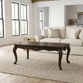thumbnail image 5 of Cherry Wood Coffee Table with Storage Shelf and Sturdy Construction 1-Piece, 5 of 6