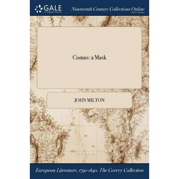 Comus: a Mask (Paperback)