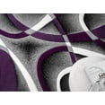 thumbnail image 5 of Planet Rugs Dima Abstract Area Rug 5' x 7' Purple Swirl, 5 of 10
