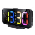 thumbnail image 1 of Reloj De Escritorio Digital, Reloj Despertador Digital Pantalla De Números Grandes Luz Nocturna 8 Opciones De Color RGB Para Oficina, 1 of 7
