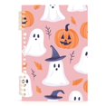 thumbnail image 7 of FORMRS 1-Subject Spiral Notebook 8" x 5" College Ruled 60 Refillable Sheet A5 Hard Cover, Cartoon Halloween Ghosts, 7 of 7