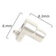 thumbnail image 2 of Accesorios de dirección de metal D12 Piezas de actualización de bloque de dirección, plata Afortunado Sencillez, 2 of 5