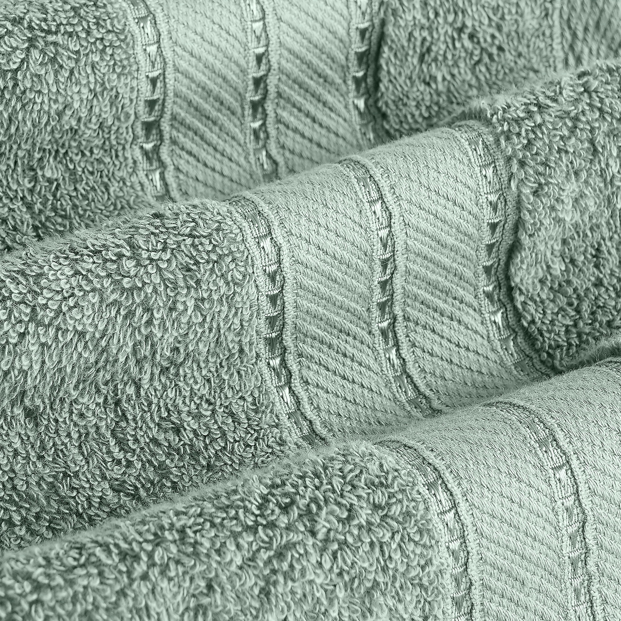 Modern Threads Spunloft Cotton Bath Towels, Eucalyptus (4 Count)