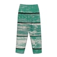 thumbnail image 7 of Fotbe Old Green Wooden Women's Pajama Pants,Sleepwear Pants,Pj Bottoms Drawstring And Pockets-Large, 7 of 7