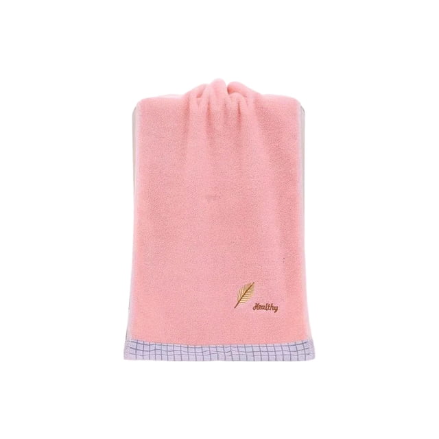 DPTALR Towel Leaves Embroidered With Letters Absorbent For The Home Home Partner Face Hand Towel