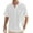 White, variant on Men's Cotton Linen Short Sleeve Shirts Casual Lightweight Button Down Shirts Vacation Beach Summer Tops with Pocket