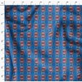 thumbnail image 4 of Soimoi Blue Poly Georgette Fabric Crabs Ocean Print Fabric by Yard 52 Inch Wide, 4 of 6