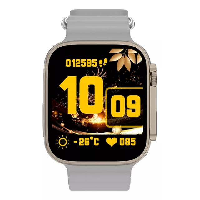 Reloj Inteligente Smartwatch S800 Ultra Fralugio Nfc 1.85´ Llamadas Spo2 Gris Fralugio Sport