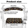 thumbnail image 6 of HELLHERO Frog Daisy Back Rest Covers Easy to Clean Walker Seat Cushion Cover & Fits Rollators for Senior Street Scenes for The Elderly, 6 of 7