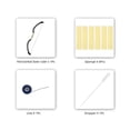 thumbnail image 4 of Qarigey Eyebrow Microblading Ruler Set Positioning Tools Accessory Makeup Tool Kit Mapping Mark Rulers Accessories String Measurement Type2 NO2 Qarigey CE014157-00, 4 of 6