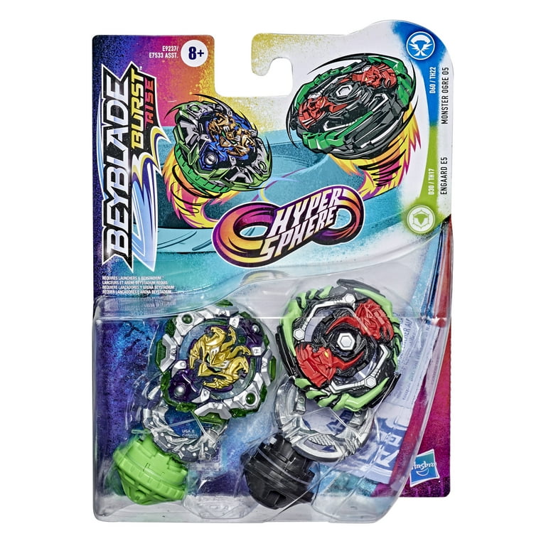 Beyblade Burst Rise Hypersphere Dual Pack, Monster Ogre O5