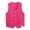 Hot Pink, variant on Kids Boys Girls Volunteers Activities Vest School Journalist Waistcoat Uniform Workwear Hot Pink M/11