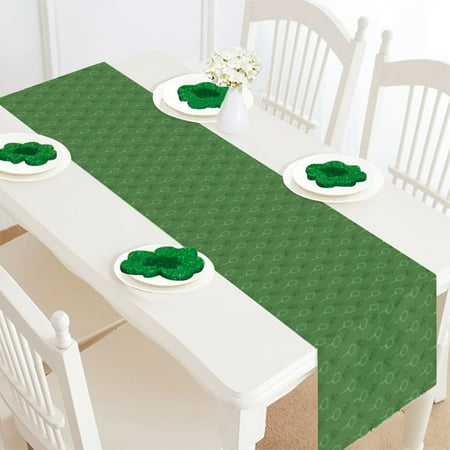 

Glass Table Baby Sequin Tablecloth for Tables Christmas 108 Inches Long Table Easter St. Patrick s Day Table Flag Restaurant Table Festive Tablecloth
