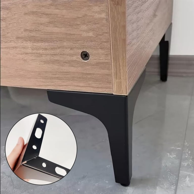 short dresser legs Metal Furniture Legs 4Pcs Duty Modern Metal Triangle Feet Legs for  Furniture Heavy, DIY Replacement for Short Cabinet Legs, Sofa Legs, Small  Dresser