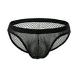 thumbnail image 2 of Gubotare Men Underwear Mens Underwear Bamboo Boxer Briefs Breathable and Soft with Fly Trunks (Black,M), 2 of 3
