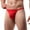 Red, variant on Mens Underwear Mens Underwear Thong Underpants Soft Briefs Panties