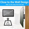 thumbnail image 3 of Monitor Wall Mount Most 14-24“ TVs Computer Universal Low Profile RV TV Wall Mount VESA Up to 100x100mm Max Weight 30lbs Fits 15 19 20 22 23 Inch Camper Small Monitor Mount Bracket, 3 of 5
