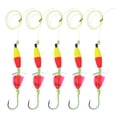 thumbnail image 1 of Aparejos de pesca para bagres Unique Bargains, anzuelos circulares para bagres, flotadores y sonajeros para equipo de pesca de bagres, aparejos de flotación para bagres rojos amarillos 1 set, 1 of 7